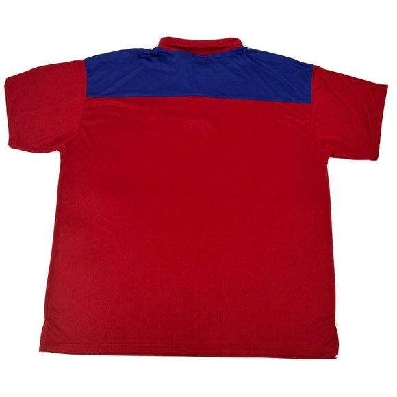 Majestic Philadelphia Phillies Shirt Men's 4XT Red Short Sleeve Polo MLB - Picture 5 of 11